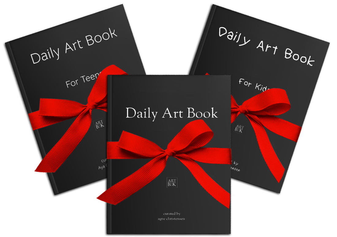 collection of daily art books