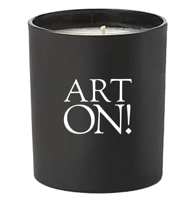 Daily Art Book merch candle